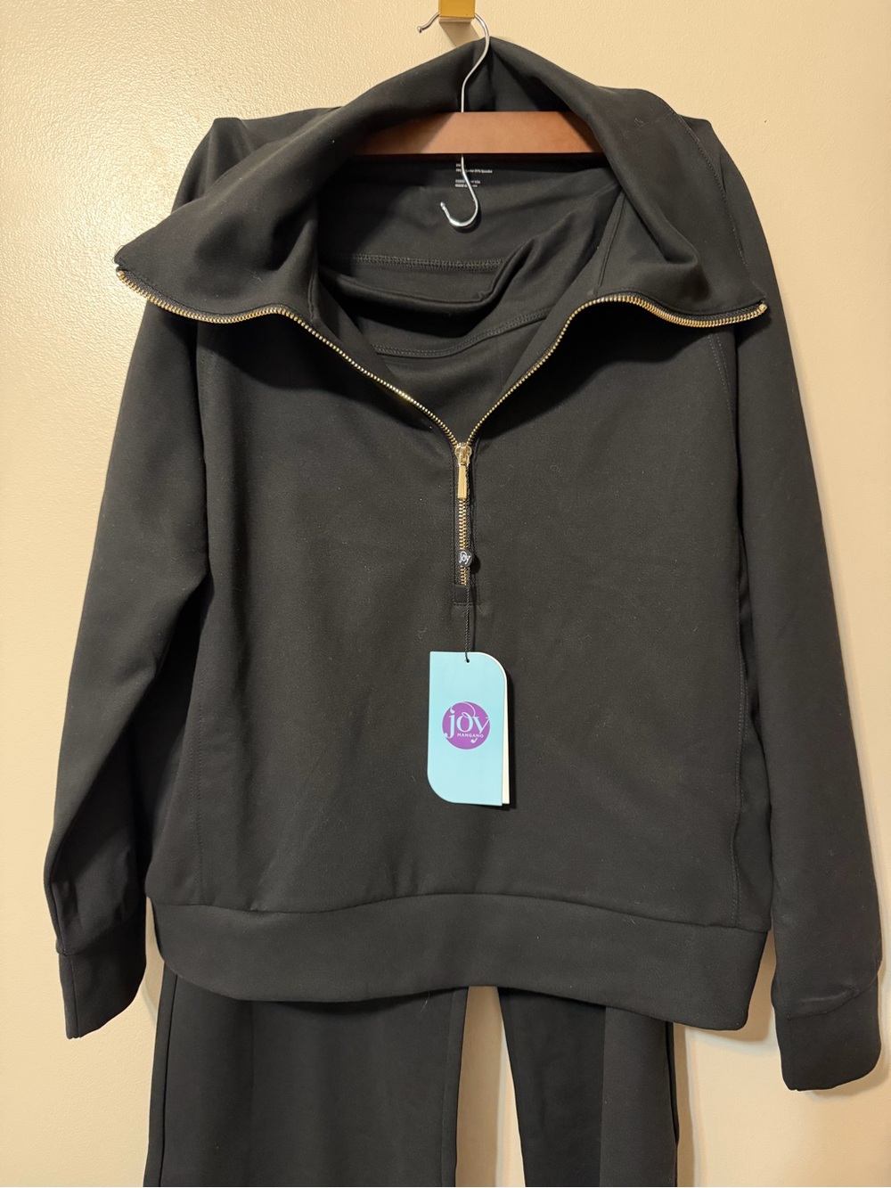 Petite Large Joy Set Brand New Pants and Zip Up Jacket